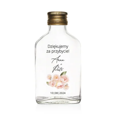 Butelki weselne z nadrukiem Misty w91