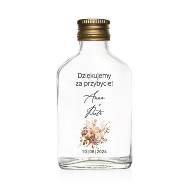 Butelki weselne z nadrukiem Misty w93