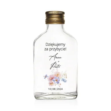 Butelki weselne z nadrukiem Misty w98