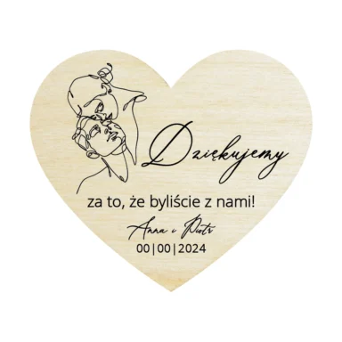 Magnesy serce Misty w101