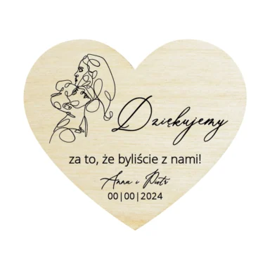 Magnesy serce Misty w105