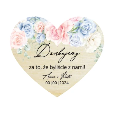 Magnesy serce Misty w39