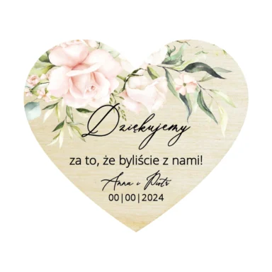 Magnesy serce Misty w42