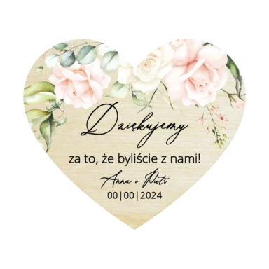 Magnesy serce Misty w43