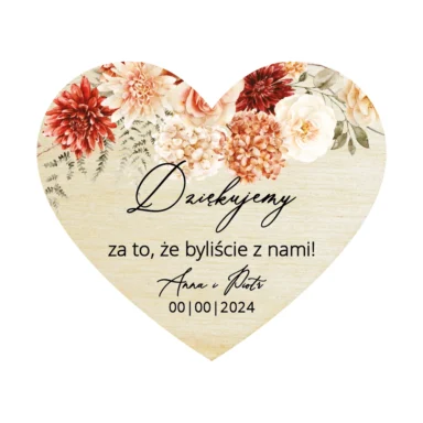 Magnesy serce Misty w46