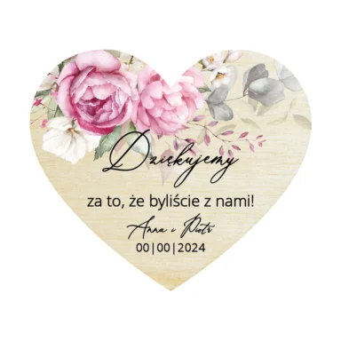 Magnesy serce Misty w48