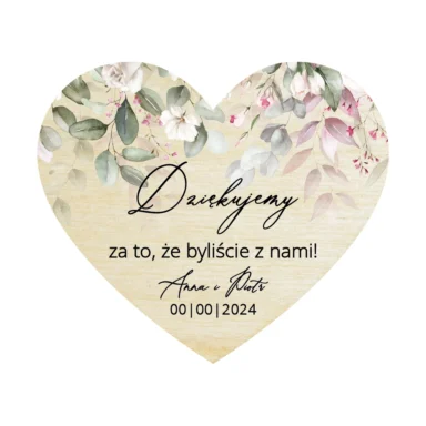 Magnesy serce Misty w50