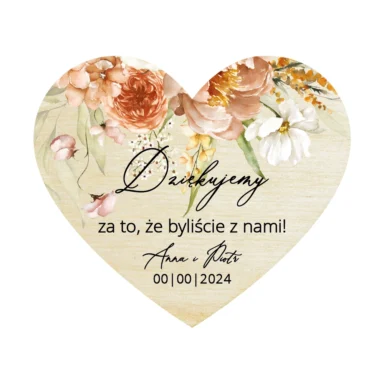 Magnesy serce Misty w52