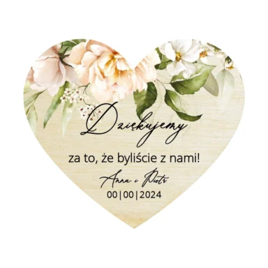 Magnesy serce Misty w53