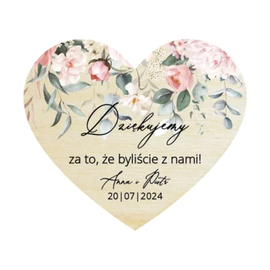 Magnesy serce Misty w62