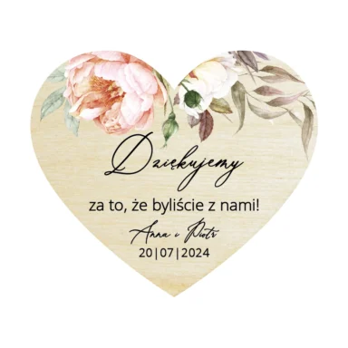 Magnesy serce Misty w79