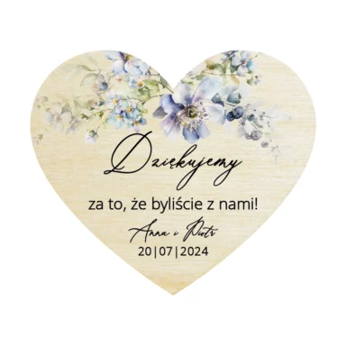 Magnesy serce Misty w83