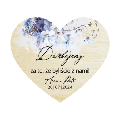 Magnesy serce Misty w84