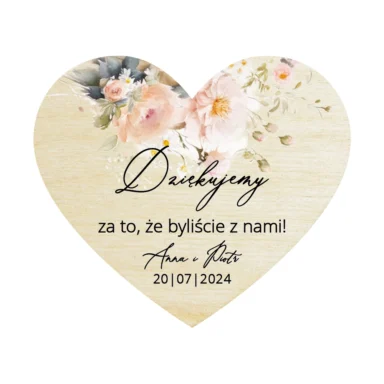 Magnesy serce Misty w86