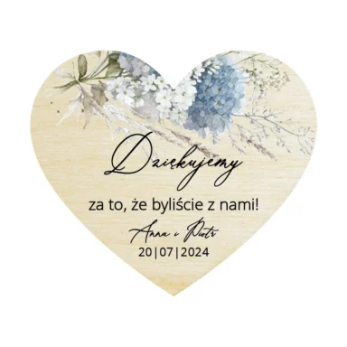 Magnesy serce Misty w89