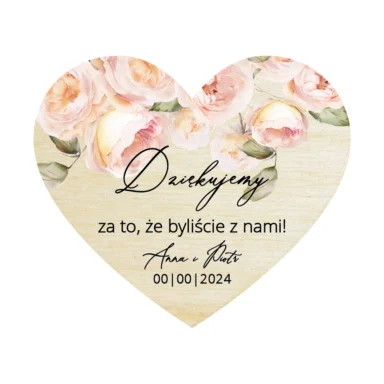 Magnesy serce Misty w91