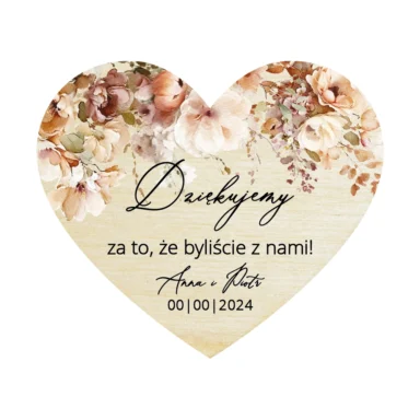 Magnesy serce Misty w93