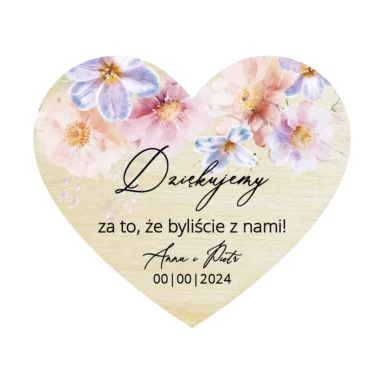 Magnesy serce Misty w98