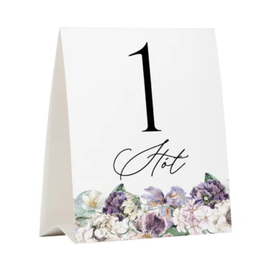 Numer na stół Misty w13