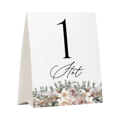 Numer na stół Misty w15