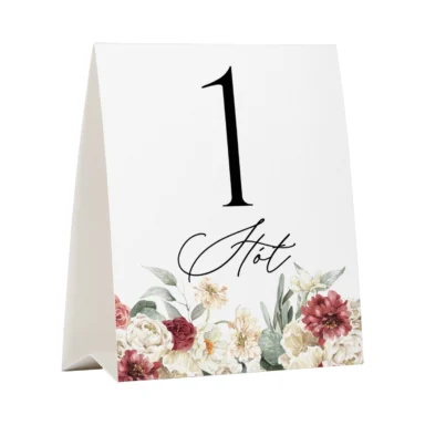 Numer na stół Misty w17