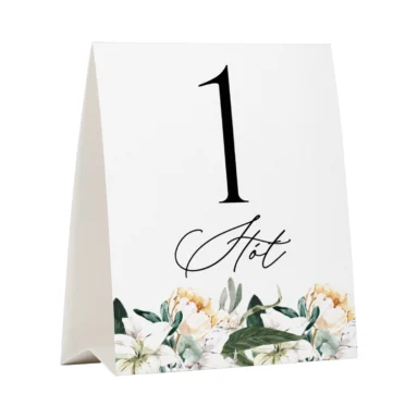 Numer na stół Misty w28