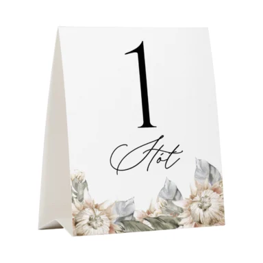 Numer na stół Misty w29