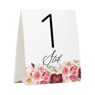 Numer na stół Misty w8