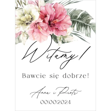 Tablica powitalna Misty w10, rozmiar do wyboru