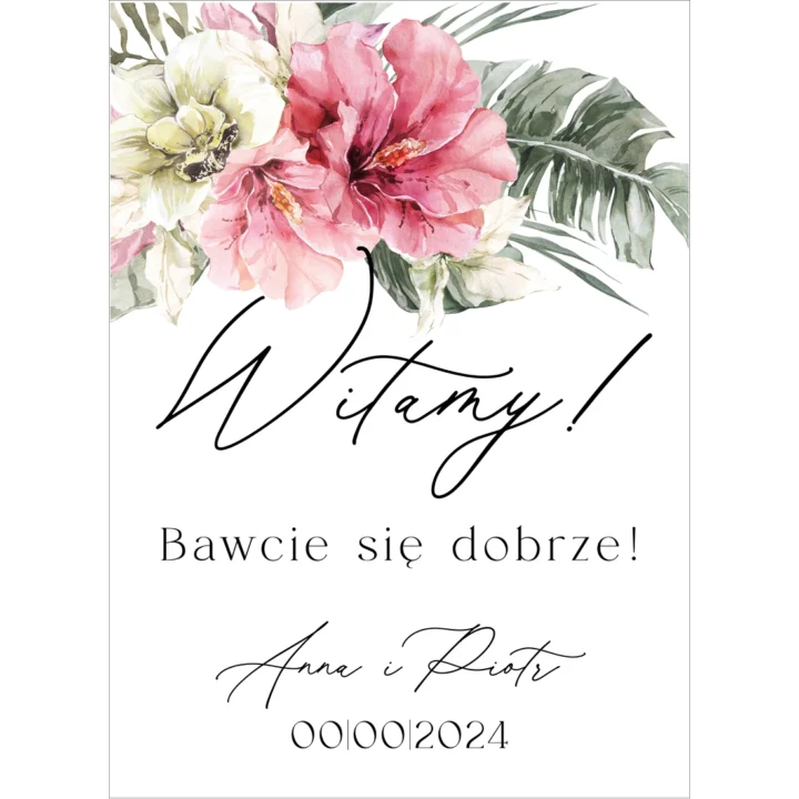 Tablica powitalna Misty w10, rozmiar do wyboru