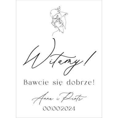 Tablica powitalna Misty w101, rozmiar do wyboru