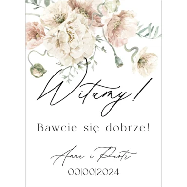 Tablica powitalna Misty w11, rozmiar do wyboru