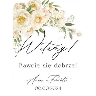 Tablica powitalna Misty w20, rozmiar do wyboru