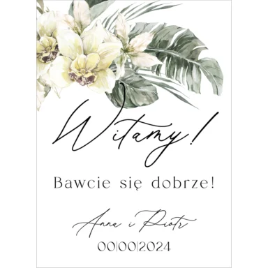 Tablica powitalna Misty w21, rozmiar do wyboru