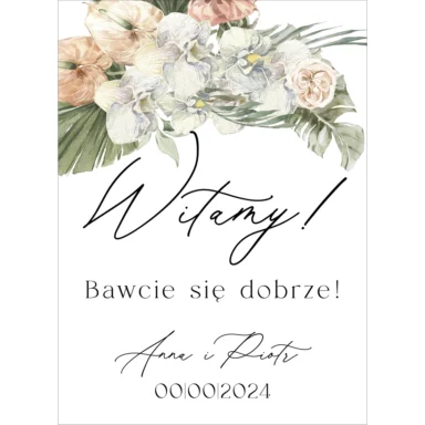 Tablica powitalna Misty w3, rozmiar do wyboru