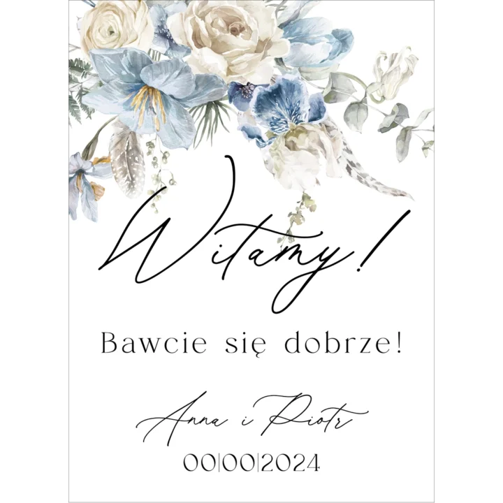 Tablica powitalna Misty w31, rozmiar do wyboru