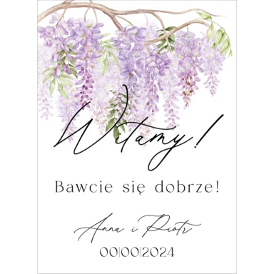 Tablica powitalna Misty w38, rozmiar do wyboru