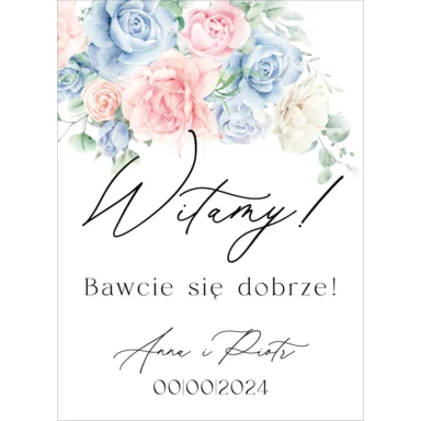 Tablica powitalna Misty w39, rozmiar do wyboru