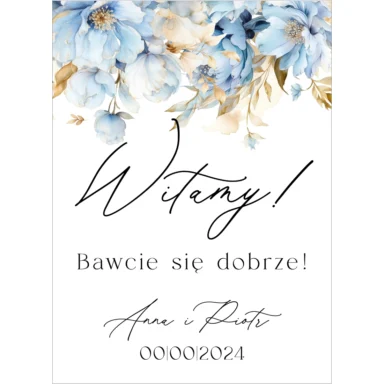 Tablica powitalna Misty w40, rozmiar do wyboru