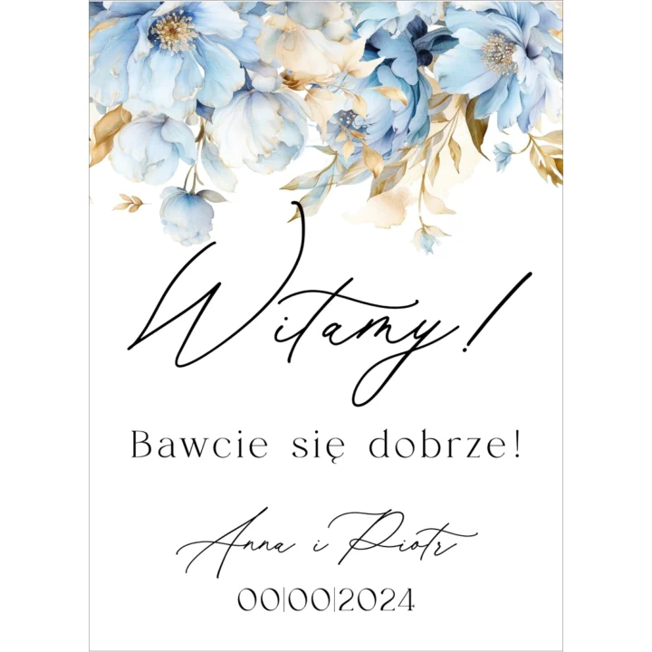 Tablica powitalna Misty w40, rozmiar do wyboru