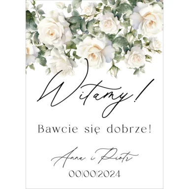 Tablica powitalna Misty w41, rozmiar do wyboru