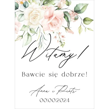 Tablica powitalna Misty w43, rozmiar do wyboru