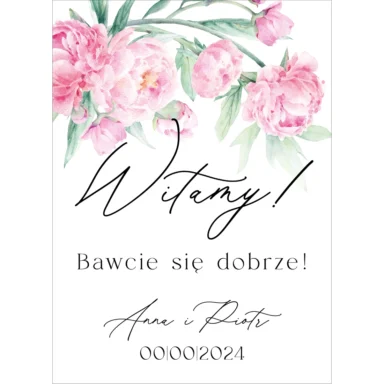 Tablica powitalna Misty w51, rozmiar do wyboru