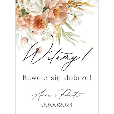 Tablica powitalna Misty w52, rozmiar do wyboru