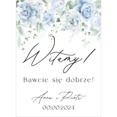 Tablica powitalna Misty w55, rozmiar do wyboru