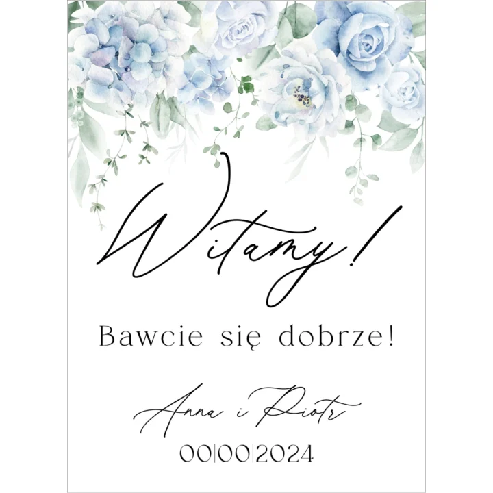 Tablica powitalna Misty w55, rozmiar do wyboru