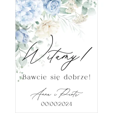 Tablica powitalna Misty w56, rozmiar do wyboru