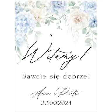 Tablica powitalna Misty w57, rozmiar do wyboru