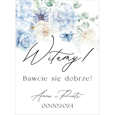 Tablica powitalna Misty w58, rozmiar do wyboru