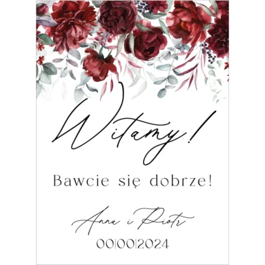 Tablica powitalna Misty w64, rozmiar do wyboru